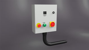 Visualization 3D animation purpose - electrical installation