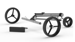 3D Product Visualization - Folded Golf Caddy