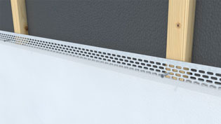3D assembly image visualization for facade profiles - Aluminum ventilation profile