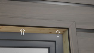 3D assembly image visualization for facade profiles - Drainage holes