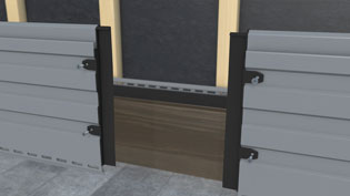 3D assembly image visualization for facade profiles - Tightening the joint connector