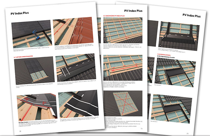 Example storyboard for an installation guide for an in-roof framed solar system Example storyboard for an installation guide for an in-roof framed solar system