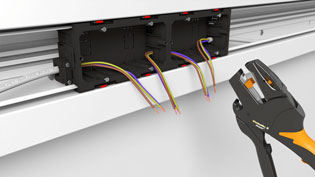 Technical assembly videos industry - Wiring electrical installation boxes