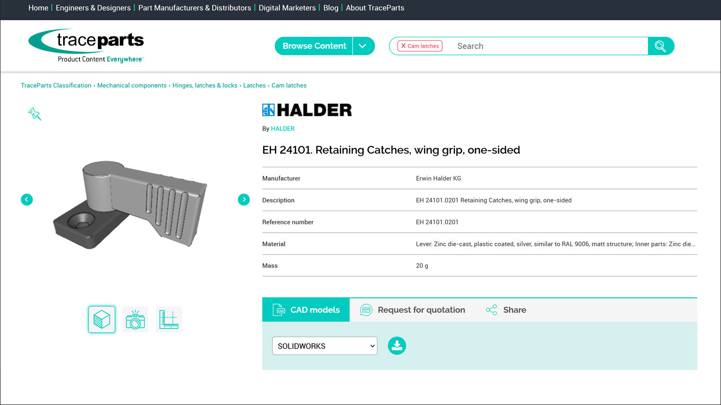 3D construction with standard parts