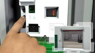 3D Montagevideo Industrie Rolltor - Erstinbetriebnahme der Torsteuerung