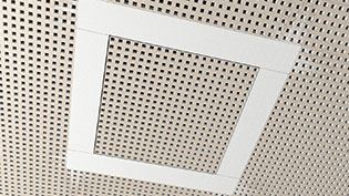 Visualization 3D animation ceiling - Inspection flap