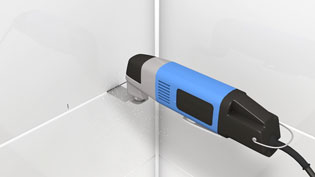 Visualization 3D animation shower shelf - Remove the joint