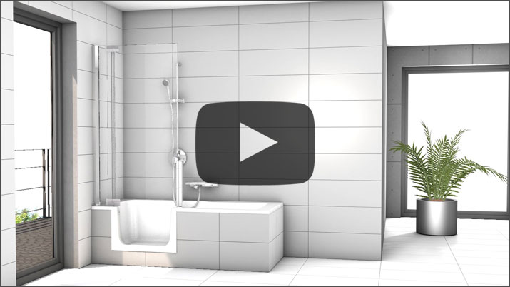3D mounting videos sanitary area