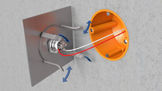 3D Animation for Electrical Installation - Doorbell Wiring