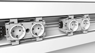 3D Animation for Electrical Installation - Power Outlets Installed in Cable Trunking