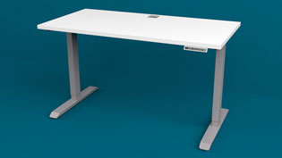 3D Animation Furniture Manufacturing - Height-Adjustable Office Desk