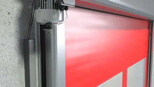 3D Animation Industrial Engineering - Roller door for industrial building