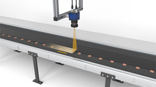3D animation for mechanical engineering battery production line laser inspection