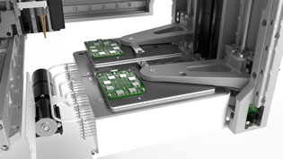 3D animation for mechanical engineering 3D printer interior