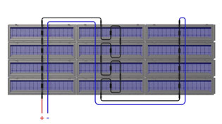 3D Visualization - Wiring Diagram for Solar Installation