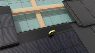 3D Visualization - Solar Panels Protected with Sealing Tape