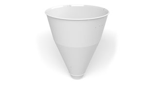 3D images products animal husbandry - plastic funnel