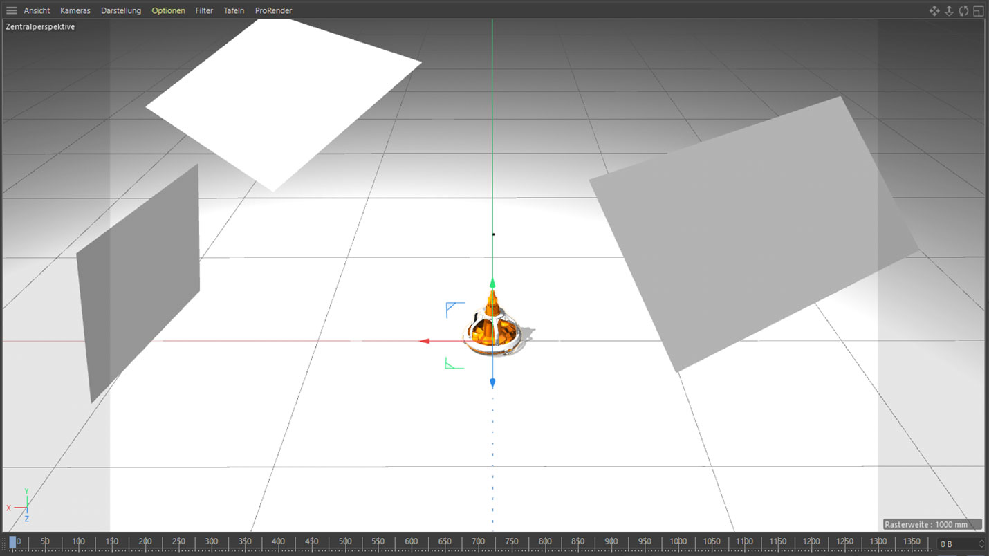 Lighting setup 3d renderings