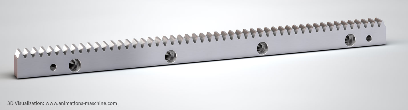 3D product visualization of a rack