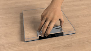 3D visualization of hands - Lid is reinserted