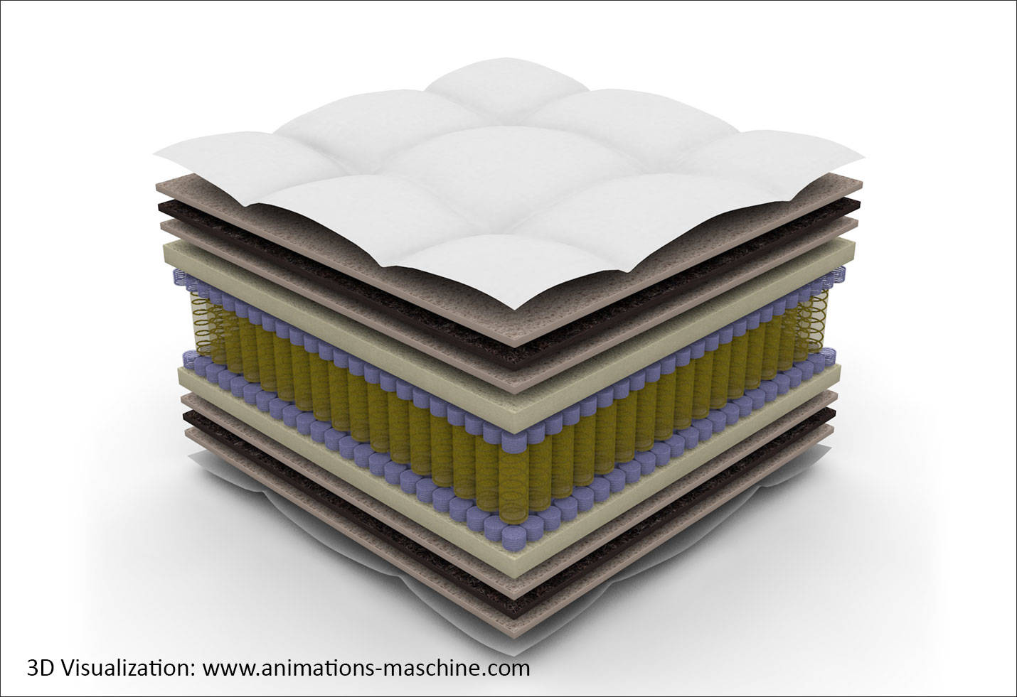 3D product visualization mattress 2