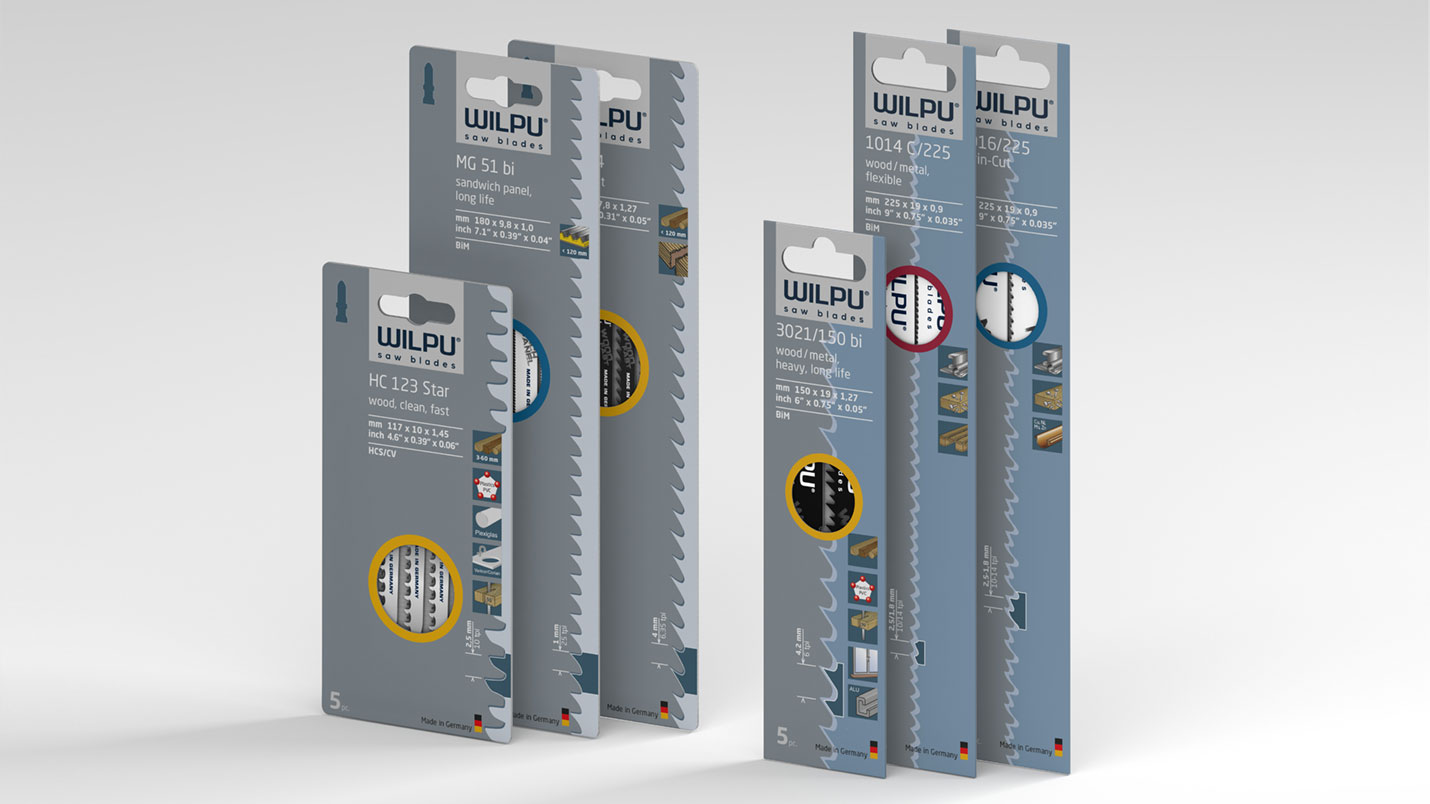 Packaging visualizations of saw blades Packaging visualizations of saw blades