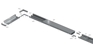 3D system overview cable support systems - heavy-duty duct system