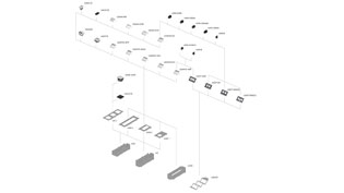 3D visualization exploded view - data technology and network